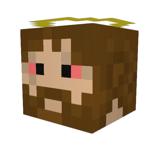 ISHOWTHEWALLAHI Minecraft avatar head, 3D render