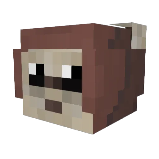 ISOCRAZZY Minecraft avatar head, 3D render