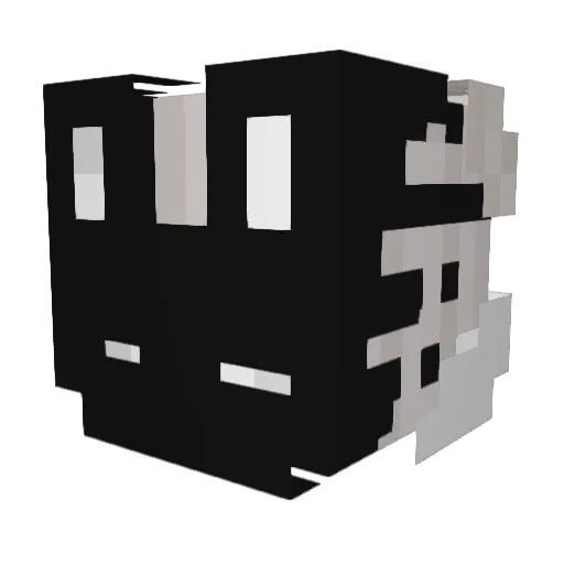 ISTVAN_XD Minecraft avatar head, 3D render