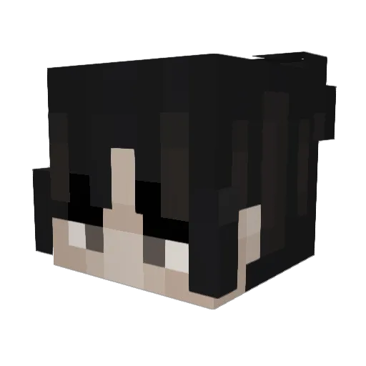 IShadI Minecraft avatar head, 3D render