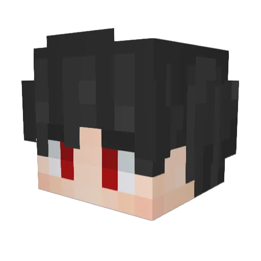 IShebaaI Minecraft avatar head, 3D render