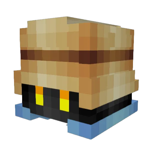 IShemhazai Minecraft avatar head, 3D render