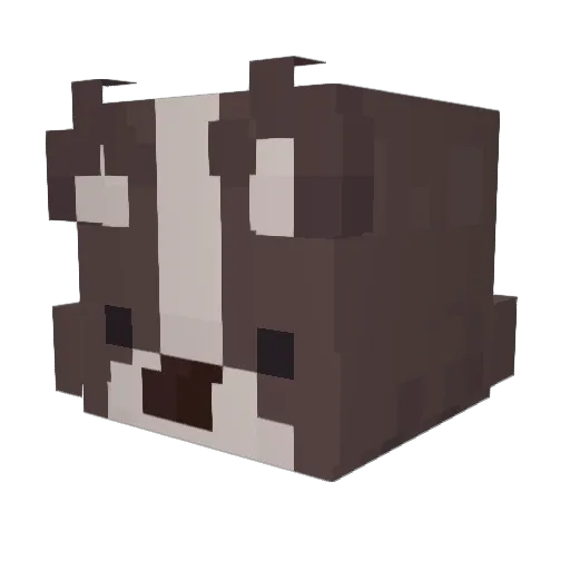 IShpp Minecraft avatar head, 3D render