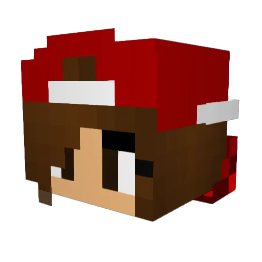 ISilva1005 Minecraft avatar head, 3D render