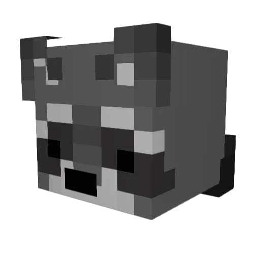 ISkyratI Minecraft avatar head, 3D render