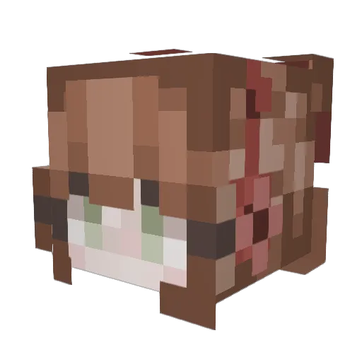 ISlayAnkles Minecraft avatar head, 3D render