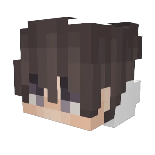 ISlide_ Minecraft avatar head, 3D render