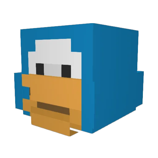 ISoloEvryVerse Minecraft avatar head, 3D render
