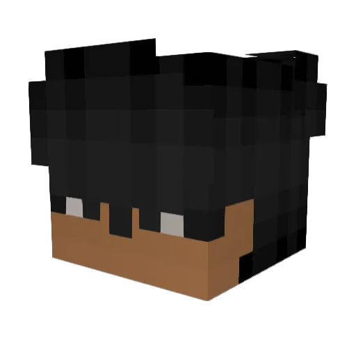 ISorryI Minecraft avatar head, 3D render