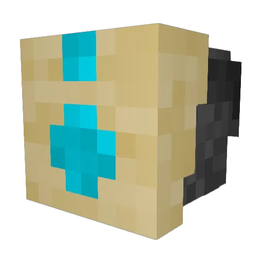 ISpitOnMyCat Minecraft avatar head, 3D render