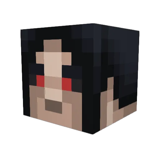 ISteakYou Minecraft avatar head, 3D render