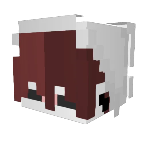 IStoleUrPrinter Minecraft avatar head, 3D render