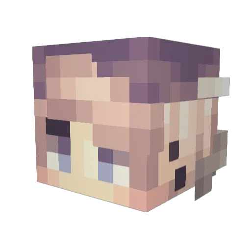 IStoleYourCake_ Minecraft avatar head, 3D render