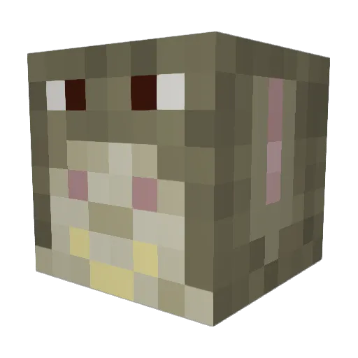 IStormer Minecraft avatar head, 3D render