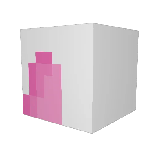 IT719 Minecraft avatar head, 3D render