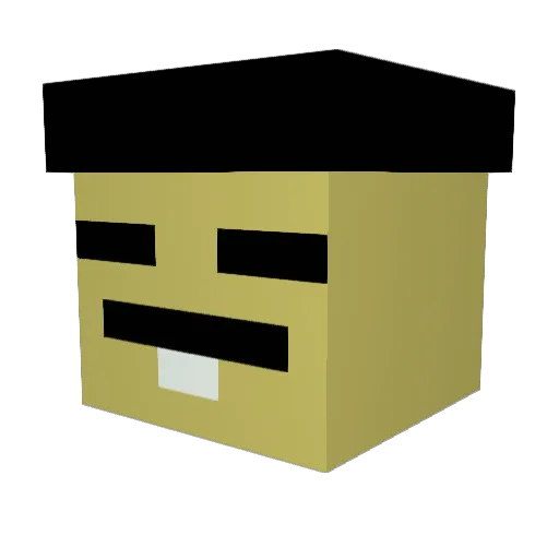 ITACARAMBI Minecraft avatar head, 3D render