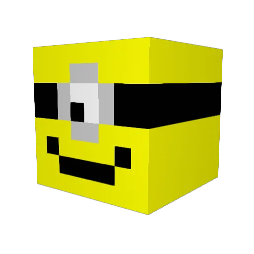 ITA_AOT Minecraft avatar head, 3D render