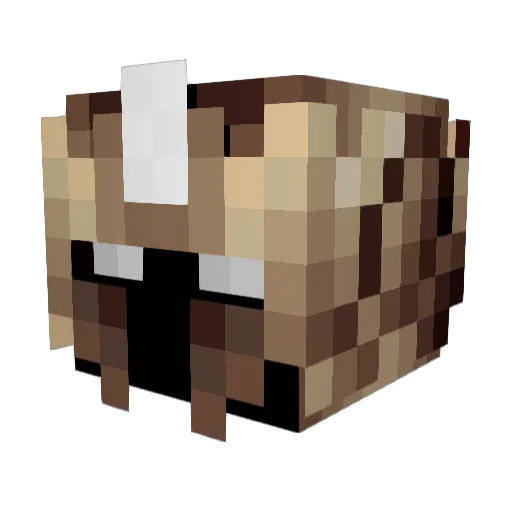ITA_M1dNight Minecraft avatar head, 3D render