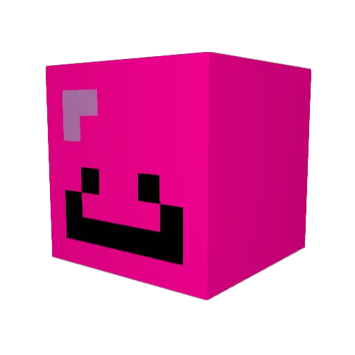 ITB0B0 Minecraft avatar head, 3D render