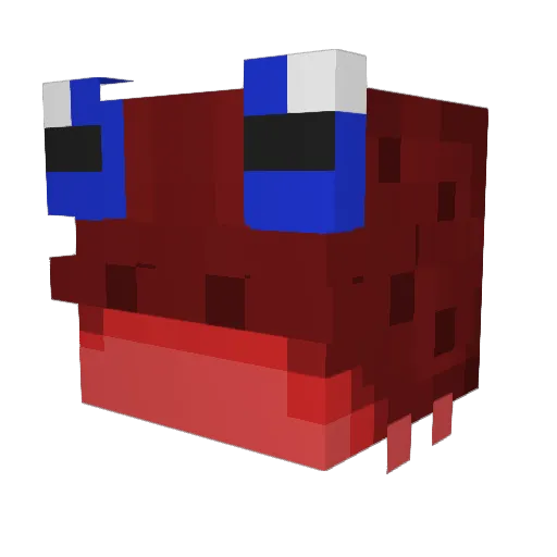 ITCHYBOTTOMLUKE Minecraft avatar head, 3D render
