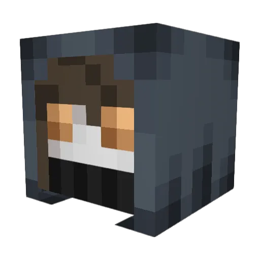 ITIGaming Minecraft avatar head, 3D render
