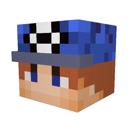 ITIrSean Minecraft avatar head, 3D render