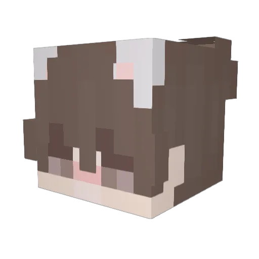 ITOSherman Minecraft avatar head, 3D render