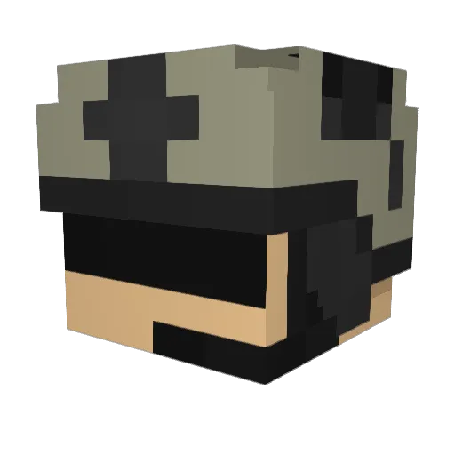 ITOTim Minecraft avatar head, 3D render