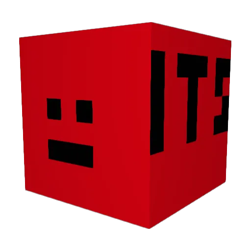 ITSEWHICK Minecraft avatar head, 3D render