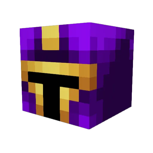 ITSNOTRED Minecraft avatar head, 3D render