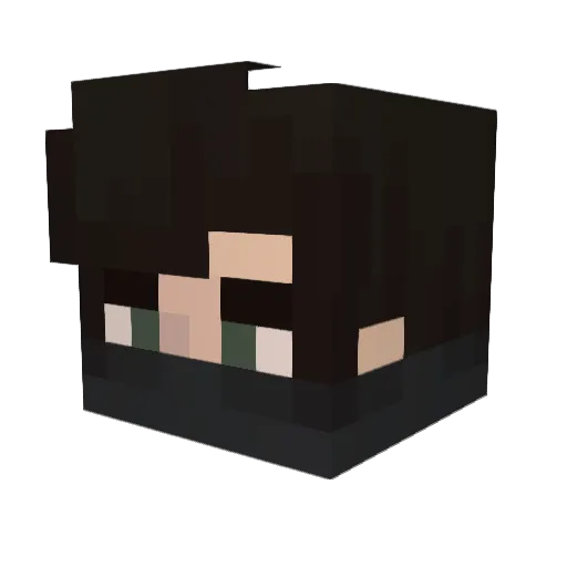 ITSRHINO19 Minecraft avatar head, 3D render