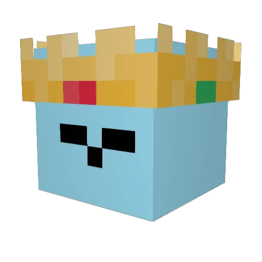 ITSSP1DER Minecraft avatar head, 3D render