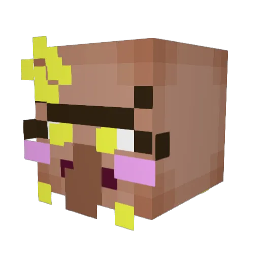 ITSURBOIMILLY Minecraft avatar head, 3D render