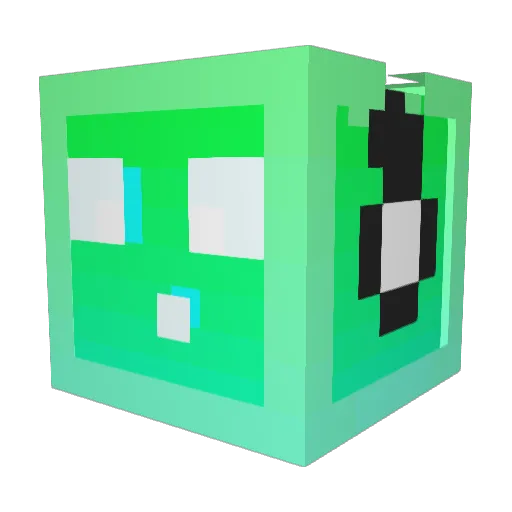 ITSfreshy Minecraft avatar head, 3D render