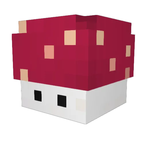 ITVLinmo Minecraft avatar head, 3D render