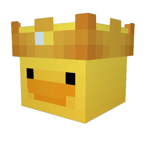 ITZDVCKY Minecraft avatar head, 3D render