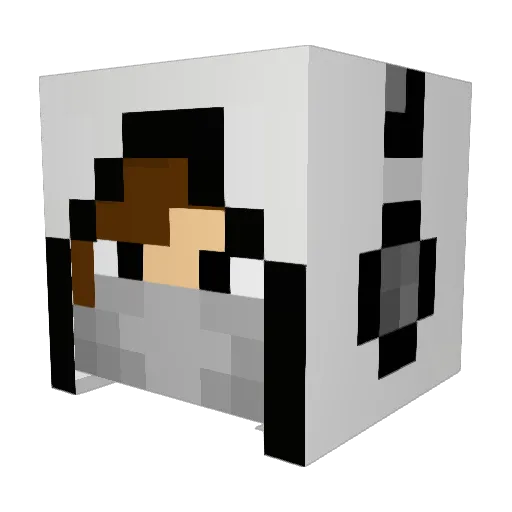 ITZZ_BASTI Minecraft avatar head, 3D render