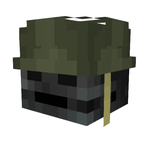 ITZZ_Ente Minecraft avatar head, 3D render