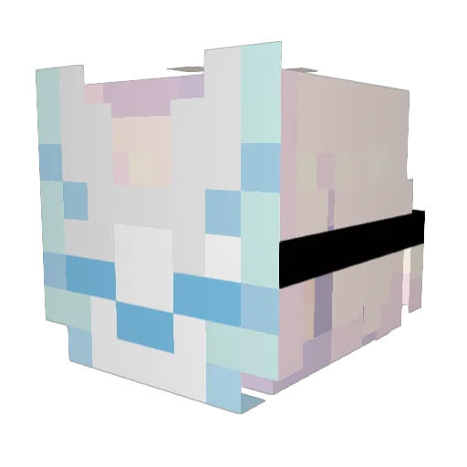 ITZ_WOW Minecraft avatar head, 3D render