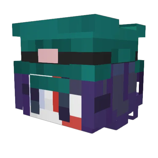 ITZ_YO_BOI_YT Minecraft avatar head, 3D render