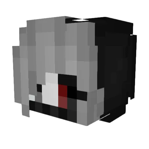 IT_IS_WHATEVER Minecraft avatar head, 3D render