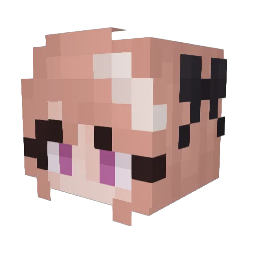 IT_mje Minecraft avatar head, 3D render