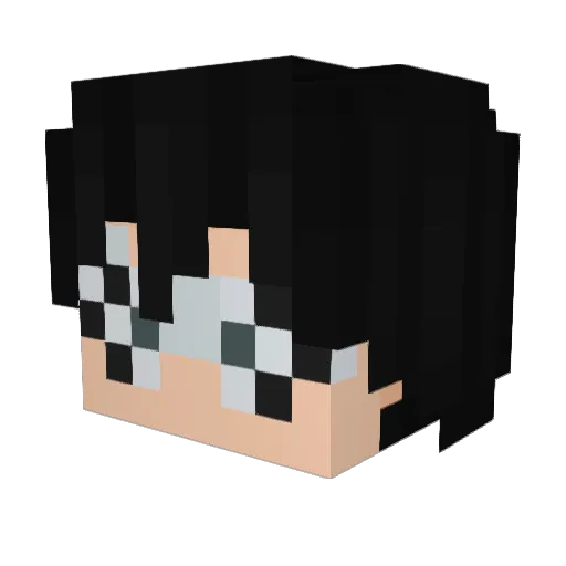 ITa_Le0n Minecraft avatar head, 3D render