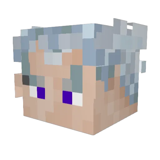 ITakeHulks Minecraft avatar head, 3D render