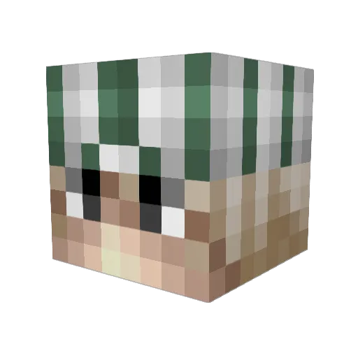 IThalesl Minecraft avatar head, 3D render