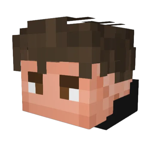 Minecraft-Avatar von ITheLight: Kopf als 3D-Render