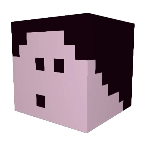 IThinkIKnow Minecraft avatar head, 3D render