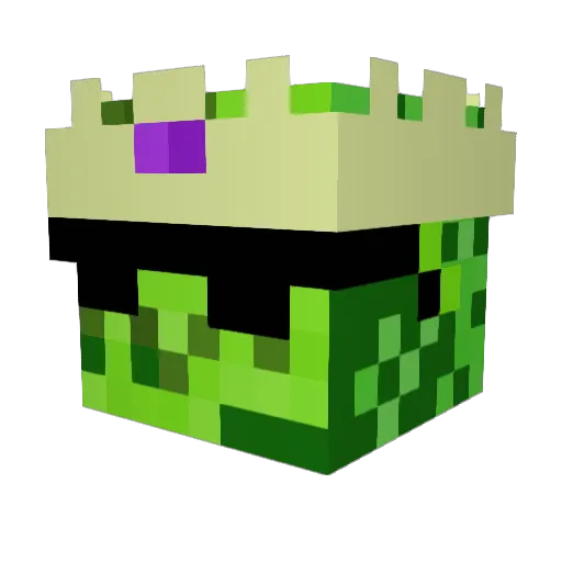 IThornI Minecraft avatar head, 3D render