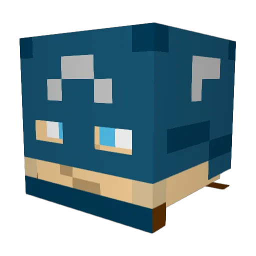 ITrChuck Minecraft avatar head, 3D render
