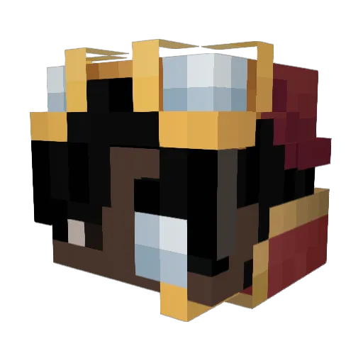 ITsLORdOMAN Minecraft avatar head, 3D render